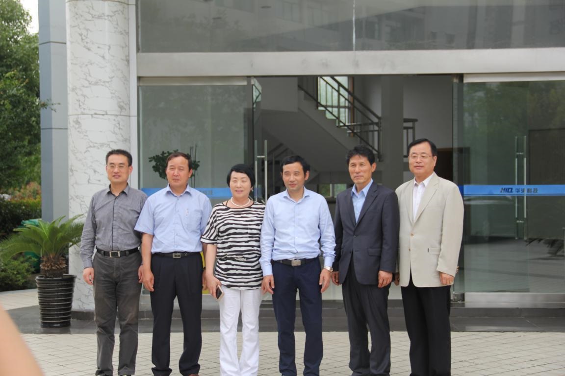 韓國企業代表考察合肥表面處理基地